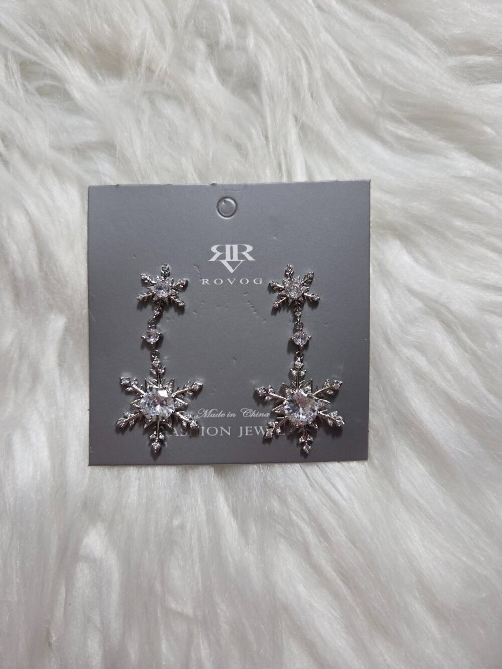 Snowflake Design Earrings